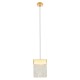 Lampa wisząca Vetro Led w kolorze złotym - ściemnialna