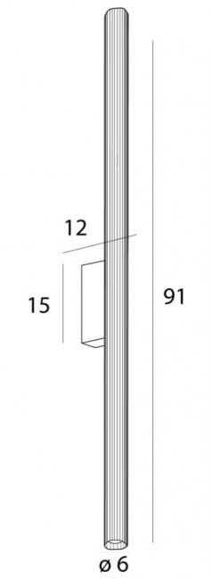 Kinkiet Fayette 91 Led w kolorze czarnym - IP44