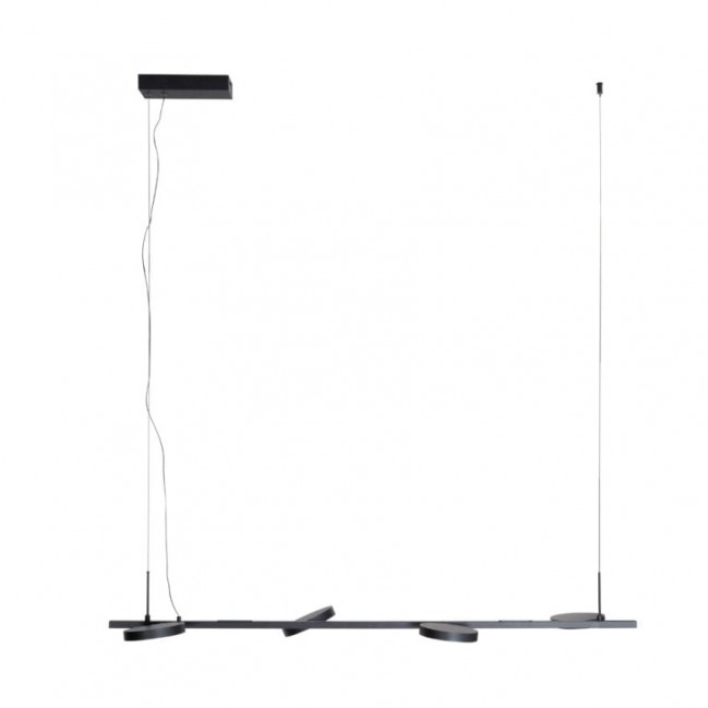 Nowoczesna lampa wisząca Ibiza 4 Led w kolorze czarnym