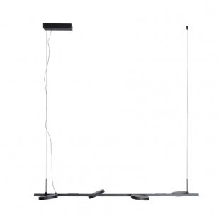 Nowoczesna lampa wisząca Ibiza 4 Led w kolorze czarnym