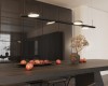 Nowoczesna lampa wisząca Ibiza 4 Led w kolorze czarnym