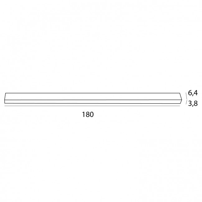 Lampa natynkowa - plafon RX Led 60W w kolorze czarnym