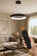 Lampa wisząca Sovana 45 Led w kolorze czarnym CCT + Remote Control