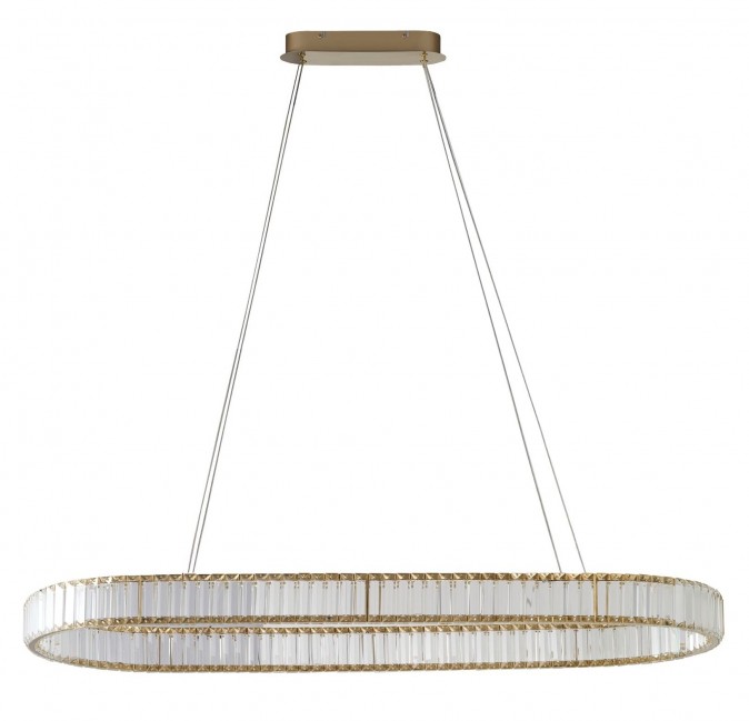 Lampa wisząca Sparking 120 Led złota CCT Dimm + Remote Control