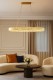 Lampa wisząca Sparking 120 Led złota CCT Dimm + Remote Control