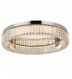 Kryształowy plafon Spark 60 Led chromowany - dimm
