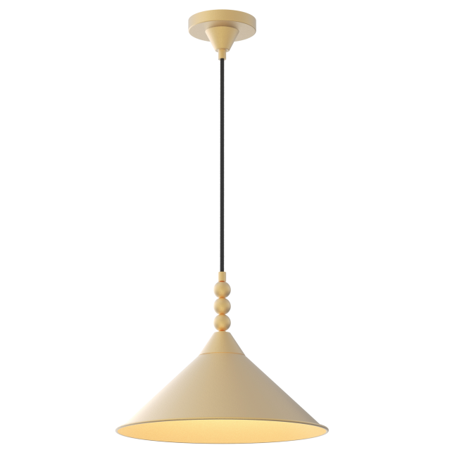 Metalowa lampa wisząca Ashford w kolorze złoty mat