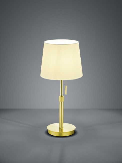 Lampa stołowa Lyon w kolorze mosiądzu