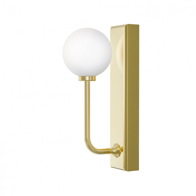 Kinkiet Ero Parette Old Gold ze szklanym kloszem - IP44