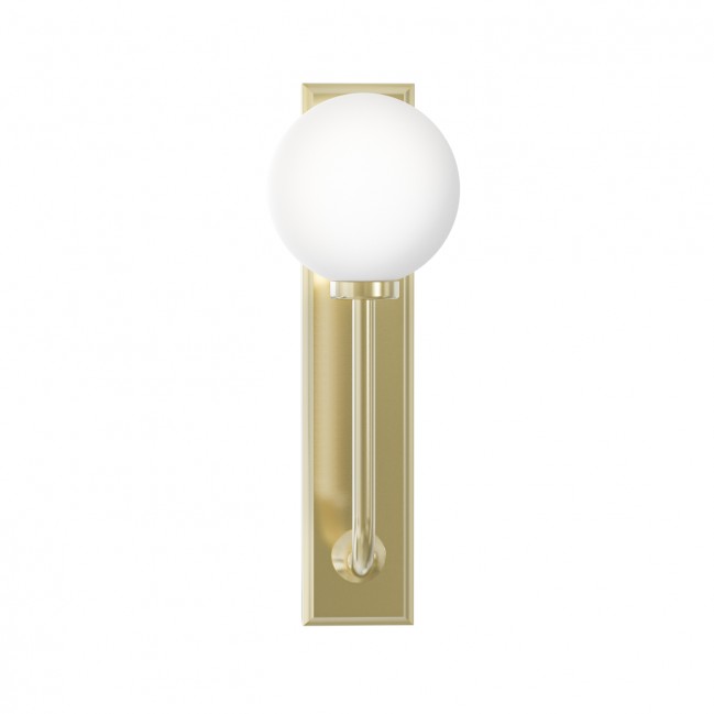 Kinkiet Ero Parette Old Gold ze szklanym kloszem - IP44