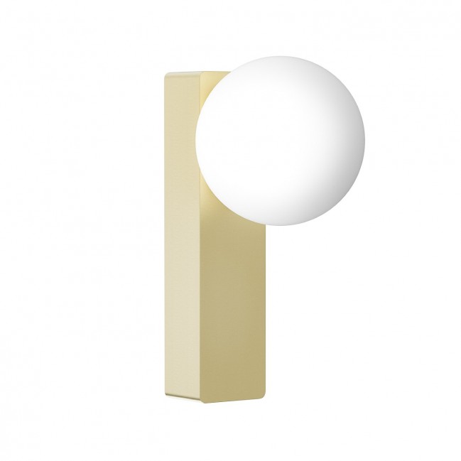 Kinkiet Boletta Parette Old Gold ze szklanym kloszem - IP44