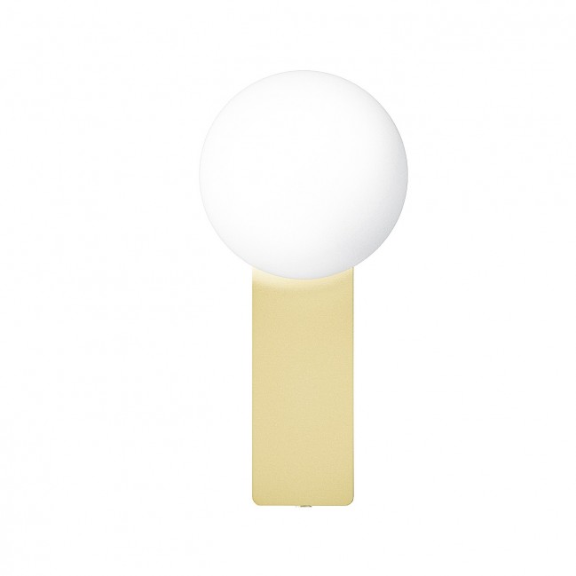 Kinkiet Boletta Parette Old Gold ze szklanym kloszem - IP44