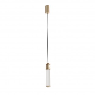 Nowoczesna lampa wisząca Omi I Gold Led w kolorze złotym