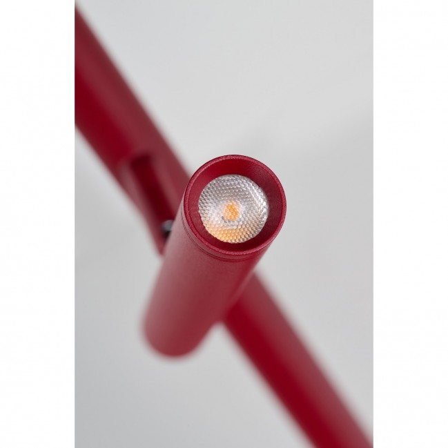 Lampa biurkowa Trost Led Dimm Switch w kolorze czerwonym