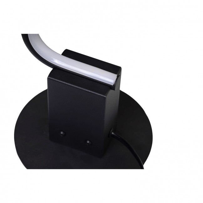 Designerska lampa stołowa Face Led CCT 3-Step w kolorze czarnym