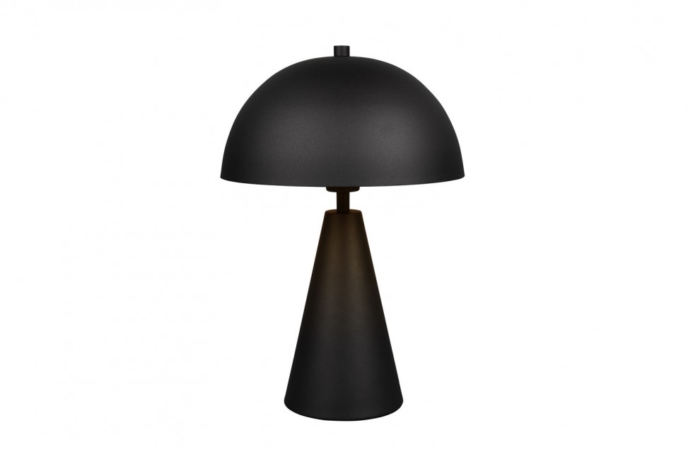 Metalowa lampa stołowa Alfie czarna z możliwością ściemniania