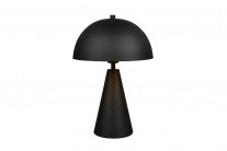 Metalowa lampa stołowa Alfie czarna z możliwością ściemniania