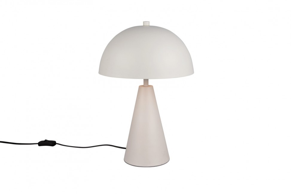 Metalowa lampa stołowa Alfie szara z możliwością ściemniania
