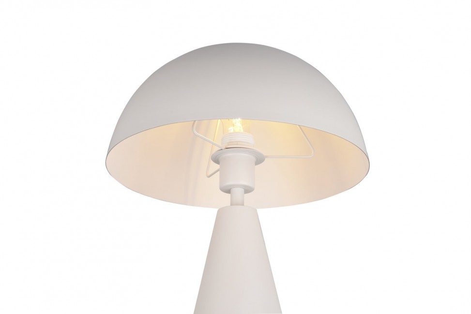 Metalowa lampa stołowa Alfie szara z możliwością ściemniania