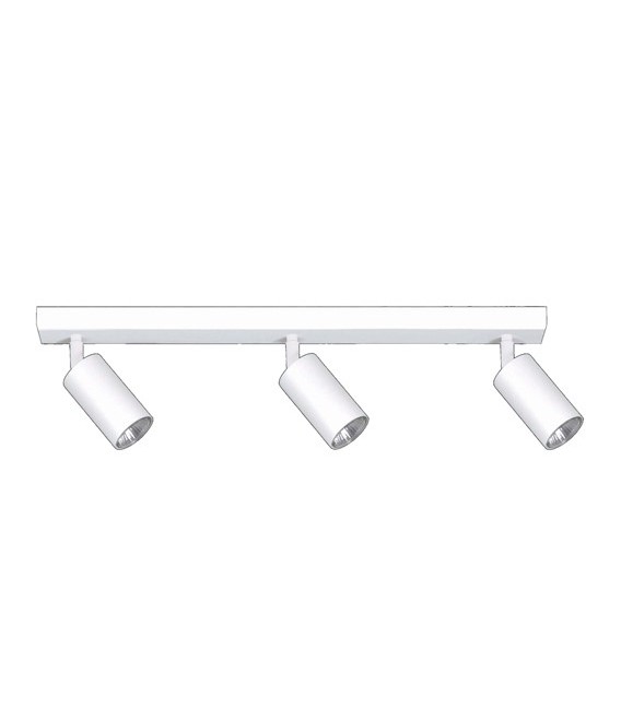 Plafon z regulowanymi reflektorkami Kayla 3 w kolorze biały mat