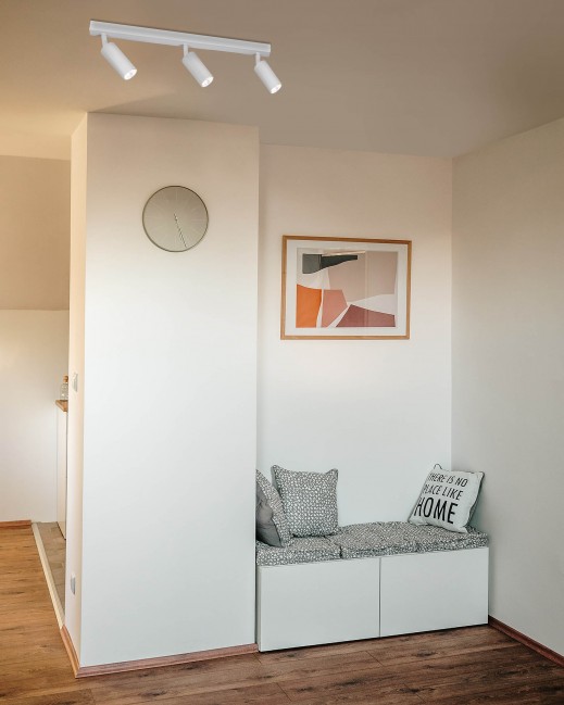 Plafon z regulowanymi reflektorkami Kayla 3 w kolorze biały mat