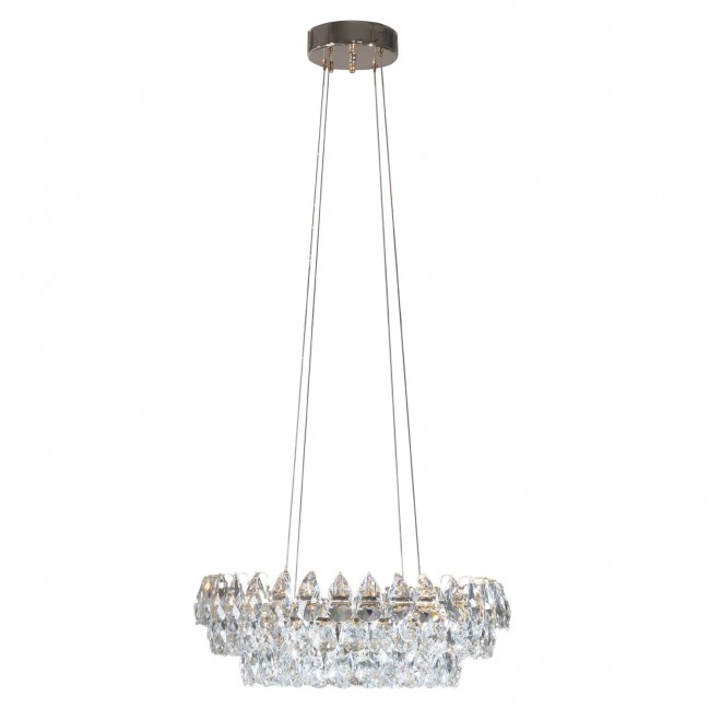Kryształowa lampa wisząca Barletta 60 Led w kolorze złotym - 3-DIMM