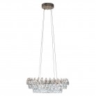 Kryształowa lampa wisząca Barletta 60 Led w kolorze złotym - 3-DIMM