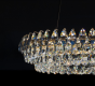 Kryształowa lampa wisząca Barletta 60 Led w kolorze złotym - 3-DIMM