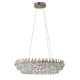 Kryształowa lampa wisząca Barletta 80 Led w kolorze złotym - 3-DIMM