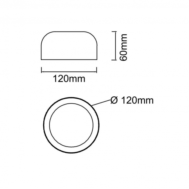 Ledowy plafon Cedrone PL Toupe 12 CCT w kolorze beżowym