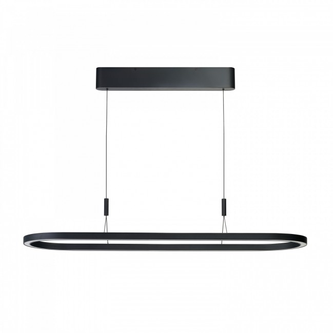 Nowoczesna lampa wisząca Layla 150 Led w kolorze czarnym - ściemnialna