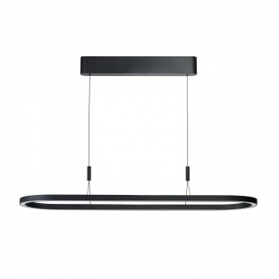 Nowoczesna lampa wisząca Layla 150 Led w kolorze czarnym - ściemnialna