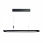 Nowoczesna lampa wisząca Layla 150 Led w kolorze czarnym - ściemnialna