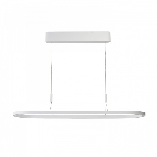 Nowoczesna lampa wisząca Layla 150 Led w kolorze białym - ściemnialna