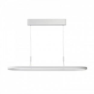 Nowoczesna lampa wisząca Layla 150 Led w kolorze białym - ściemnialna