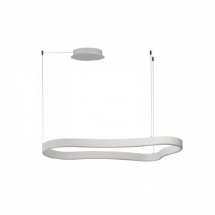 Designerska lampa wisząca Mirabella 90 Led w kolorze biały mat - ściemnialna