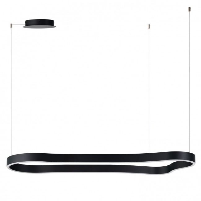 Designerska lampa wisząca Mirabella 120 Led w kolorze czarny mat - ściemnialna