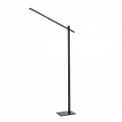 Regulowana lampa podłogowa Ontario Led Dimm Switch w kolorze czarnym