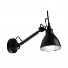 Nowoczesny kinkiet Daisen K1 w kolorze czarny mat - regulowany