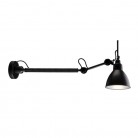 Nowoczesny kinkiet Daisen K2 w kolorze czarny mat - regulowany - od ręki