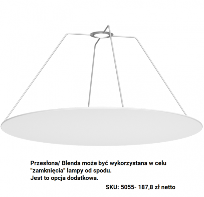 Lampa wisząca Gandra w kolorze czekoladowym z kloszem z karbowanego kompozytu