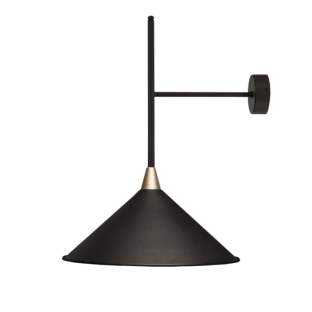 Kinkiet Metro K w kolorze czarny mat struktura