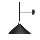 Kinkiet Metro K w kolorze czarny mat struktura