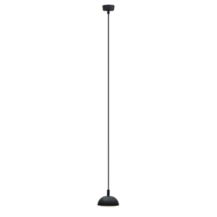 Minimalistyczna lampa wisząca no. Di w kolorze czarny mat