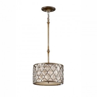 LAMPA WISZĄCA LUCIA 1 OKSYDOWANA SREBRNA