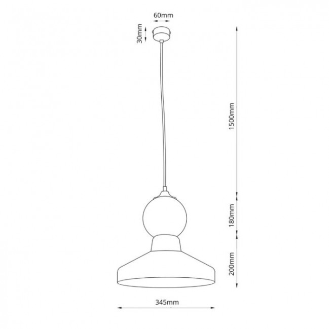Lampa wisząca Tigali 3 z kloszem z ceramiki w kolorze czerwonej terakoty
