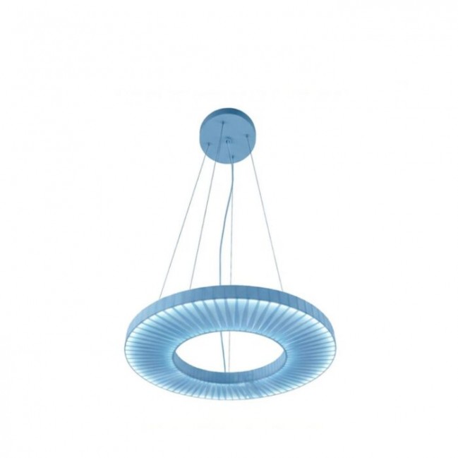 Lampa wisząca Nexo Z3 50 Led z kloszem w kolorze czerwonej terakoty