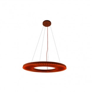 Lampa wisząca Nexo Z4 100 Led z kloszem w kolorze czerwonej terakoty