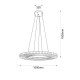 Lampa wisząca Nexo Z4 100 Led z kloszem w kolorze czerwonej terakoty