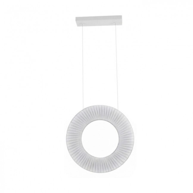 Lampa wisząca Nexo Z1 Led z kloszem w kolorze czerwonej terakoty